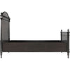 Noir Owen Bed, Eastern King, Pale - Mahogany