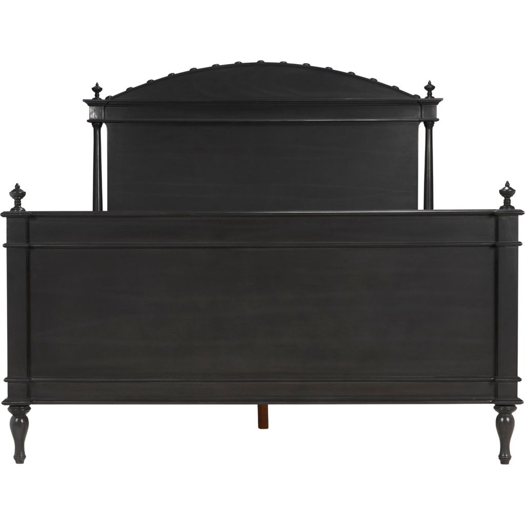 Noir Owen Bed, Queen, Pale - Mahogany