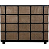 Noir Porto Bed A w/ Headboard And Frame, Queen