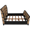 Noir Porto Bed, Queen, Hand Rubbed Black - Mahogany