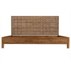 Noir Quinnton Bed, Eastern King, Teak