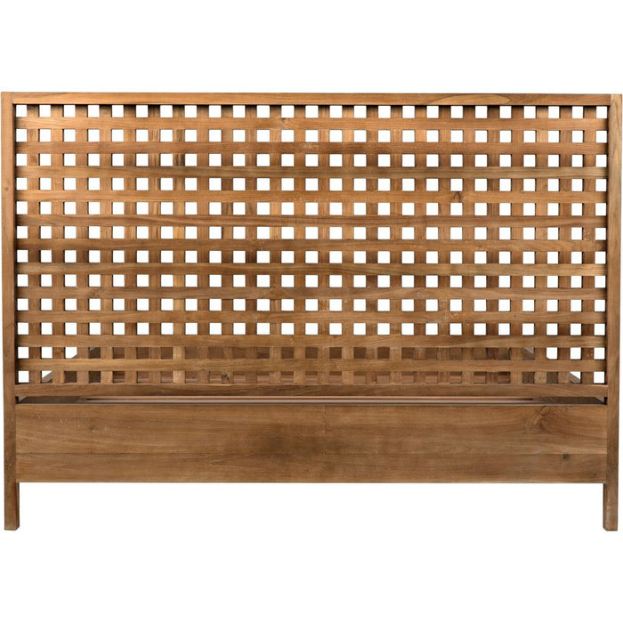 Noir Quinnton Bed, Queen, Teak