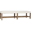 Noir Sweden Bench, Grey Wash - Mindi, 72" W