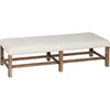 Noir Sweden Bench, Grey Wash - Mindi, 72" W