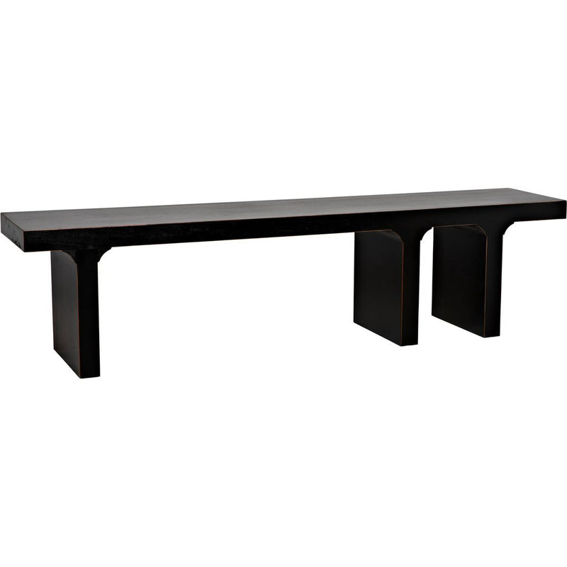 Primary vendor image of Noir Kir Bench, Hand Rubbed Black - Mahogany, 74