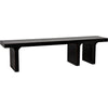 Primary vendor image of Noir Kir Bench, Hand Rubbed Black - Mahogany, 74" W