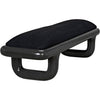 Noir Sigmund Bench - Mahogany & Black Cotton, 70.5" W