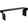 Primary vendor image of Noir Jabali Bench - Industrial Steel & Glass, 59.5" W