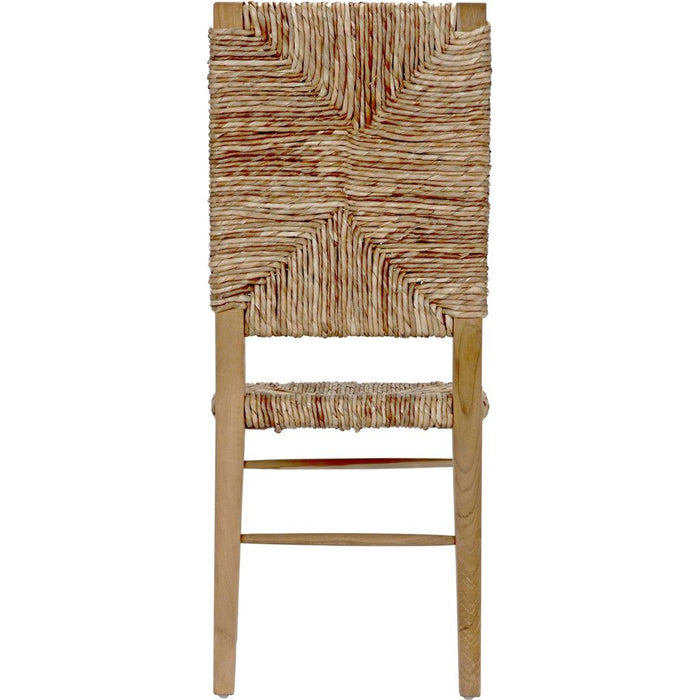 Noir Neva Dining Chair, Teak, 18" W