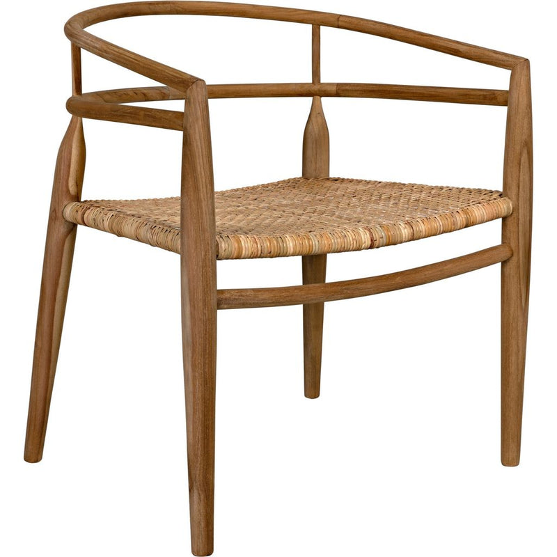 Primary vendor image of Noir Finley Dining Chair w/ Rattan, Teak, 26.5