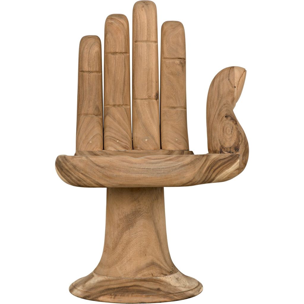 Noir Buddha Chair, Teak, 24.5" W