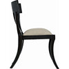 Noir Athena Dining Side Chair, Pale - Mahogany, 21" W