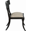 Noir Athena Dining Side Chair, Pale - Mahogany, 21" W