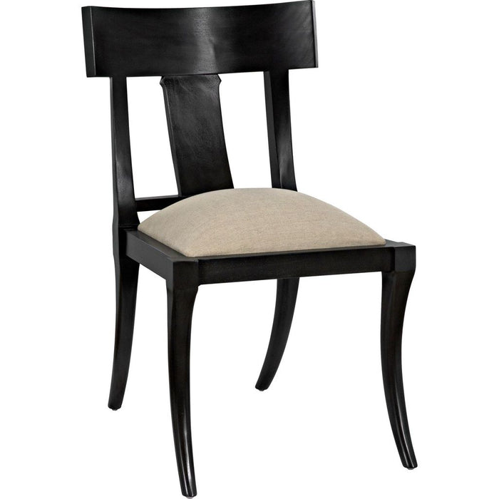 Primary vendor image of Noir Athena Dining Side Chair, Pale - Mahogany, 21" W