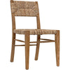 Noir Faley Dining Chair, Teak w/ Woven, 18.5" W