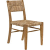 Noir Faley Dining Chair, Teak w/ Woven, 18.5" W