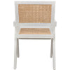 Noir Jude Dining Chair w/ Caning, White Wash, 21" W *50% Closeout Discount*