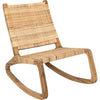 Noir Las Palmas Chair, Teak w/ Woven, 25.5" W