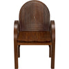 Noir Mars Chair, Dark Walnut w/ Details, 25.5" W