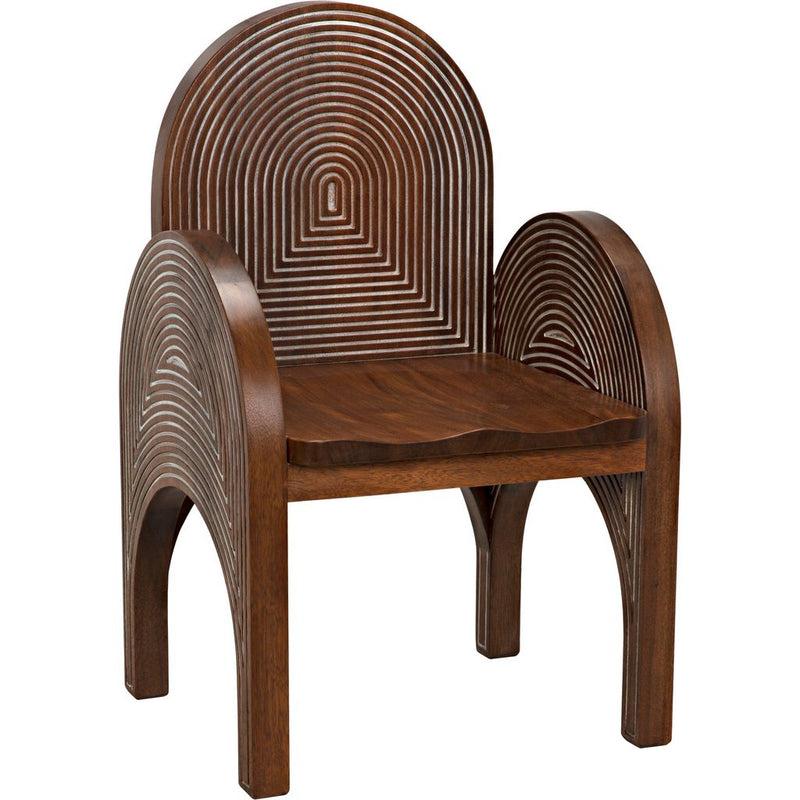 Primary vendor image of Noir Mars Chair, Dark Walnut w/ Details, 25.5