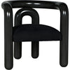 Primary vendor image of Noir Hockney Dining Chair - Mahogany & Cotton, 29" W