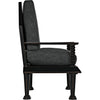 Noir Resurrection Chair w/US Made Cushions, 34.5" W