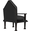 Noir Resurrection Chair w/US Made Cushions, 34.5" W