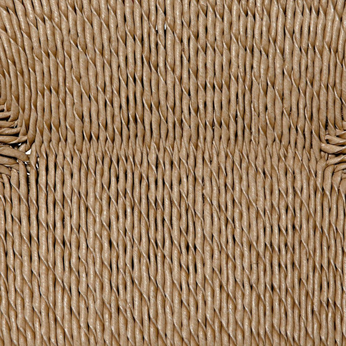 Noir Laredo Dining Chair w/ Synthetic Woven, 24.5" W