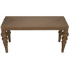 Noir Turned Leg Ismail Console - Elm & Rope, 64" W