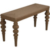 Noir Turned Leg Ismail Console - Elm & Rope, 64" W