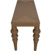 Noir Turned Leg Ismail Console - Elm & Rope, 64" W
