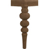 Noir Turned Leg Ismail Console - Elm & Rope, 64" W