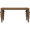 Primary vendor image of Noir Turned Leg Ismail Console - Elm & Rope, 64" W