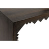 Noir Nelson Console, Ebony Walnut w/ White Detail, 60" W