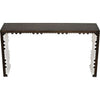 Noir Nelson Console, Ebony Walnut w/ White Detail, 60" W