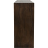 Noir Nelson Console, Ebony Walnut w/ White Detail, 60" W