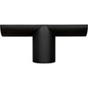 Noir T Console, Black Steel, 72" W