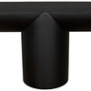 Noir T Console, Black Steel, 72" W