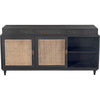 Noir Hermosa Sideboard - Mahogany & Veneer, 72" W