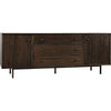 Noir Boston Sideboard, Ebony Walnut, 84" W