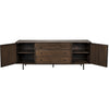 Noir Boston Sideboard, Ebony Walnut, 84" W