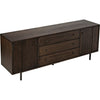 Noir Boston Sideboard, Ebony Walnut, 84" W