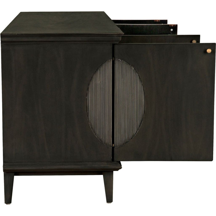 Noir Dumont Sideboard - Mahogany & Veneer, 74.5" W