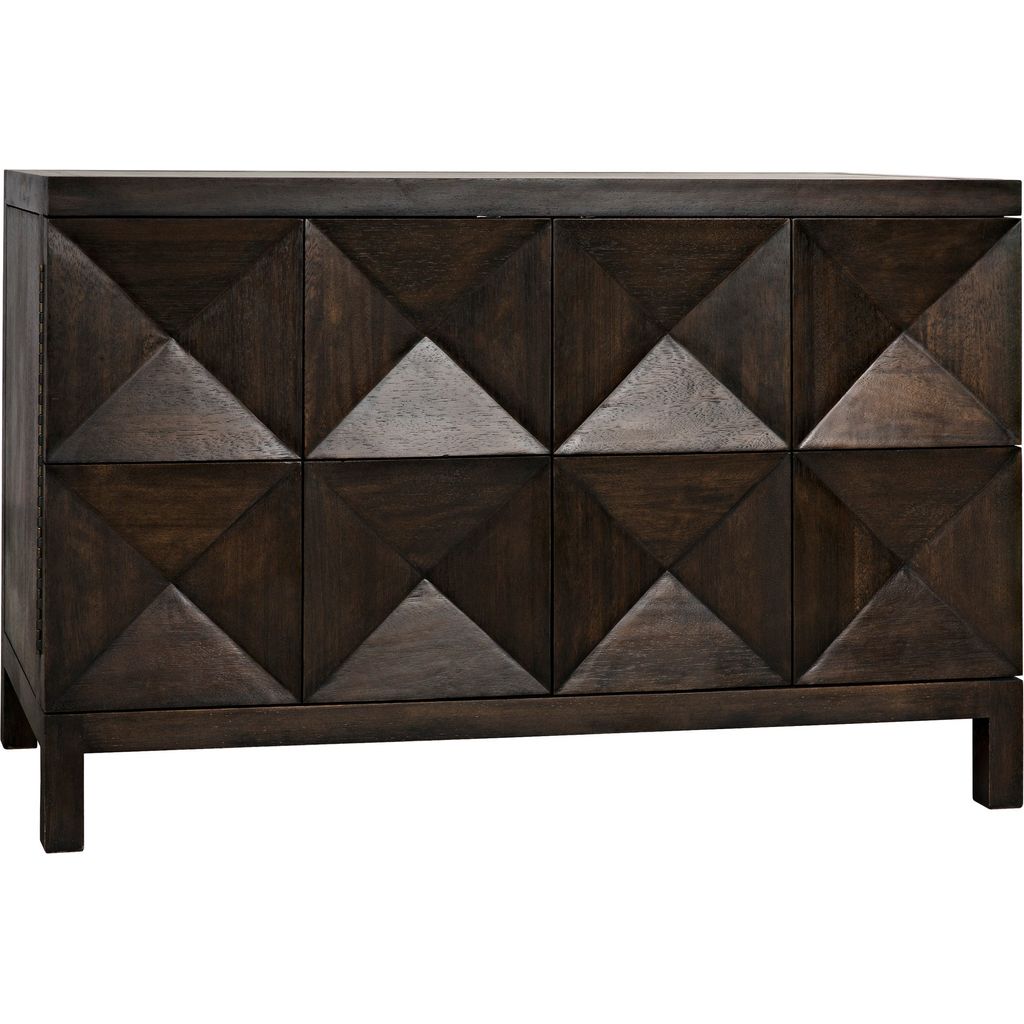 Primary vendor image of Noir Quadrant 2 Door Sideboard, Ebony Walnut, 51.5" W