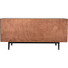 Noir Bourgeois Sideboard, Walnut & Steel, 66" W