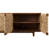 Noir Brook 4 Door Sideboard, Teak, 76" W