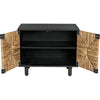 Noir Brook 2 Door Sideboard, Pale - Mahogany, 38" W