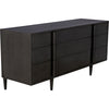 Noir Morten 9 Drawer Dresser, Pale - Mahogany & Veneer, 72" W