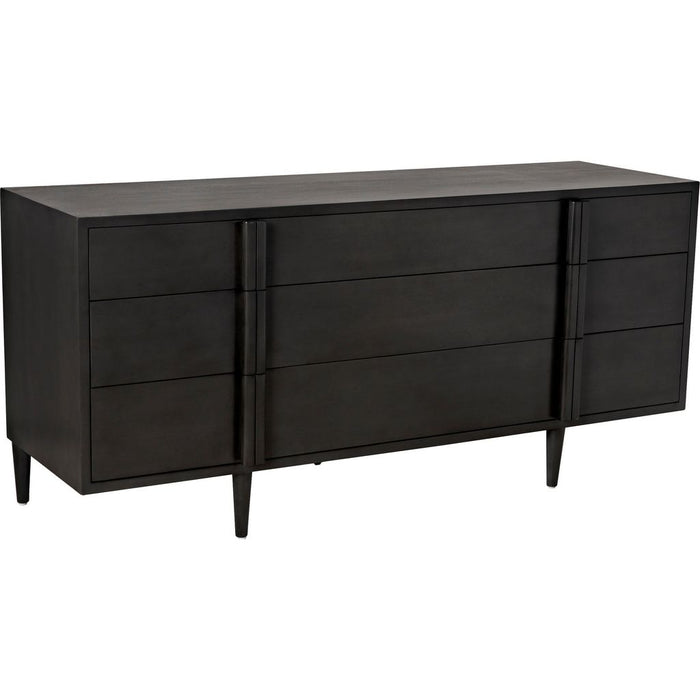 Primary vendor image of Noir Morten 9 Drawer Dresser, Pale - Mahogany & Veneer, 72" W