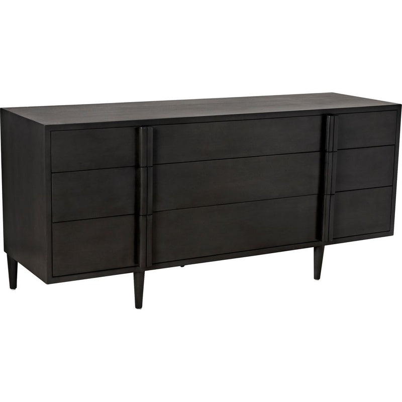 Primary vendor image of Noir Morten 9 Drawer Dresser, Pale - Mahogany & Veneer, 72